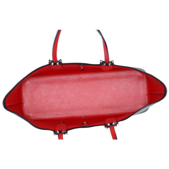 Christian Louboutin Cabata Small Tote Bag Black Leather + Pouch - Picture 7 of 7